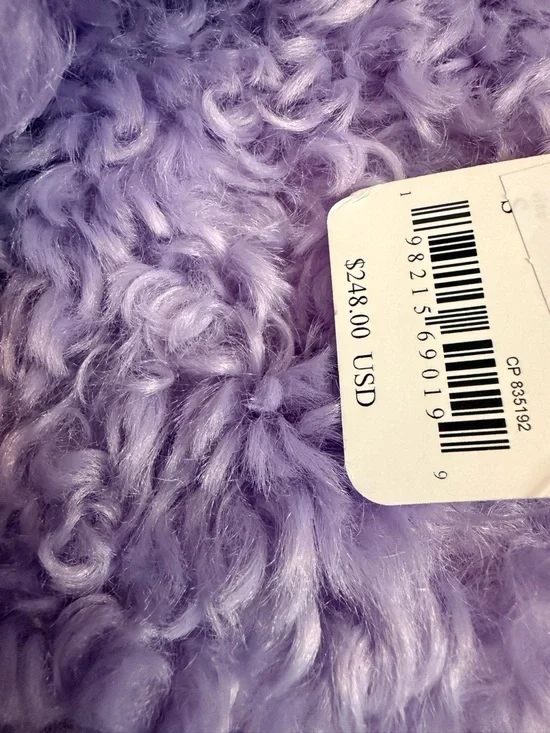 Free people Lavender Faux Shearling Jacket - Plush Trim look at pictures - Picture 4 of 5